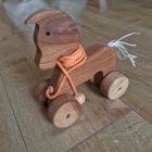 Húzható fa lovacska