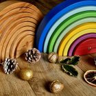 8 ívű nagy natúr szivárvány Pinter Woods