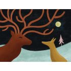 Alvó nő rókával - Maros Krisztina