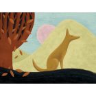 Alvó nő rókával - Maros Krisztina