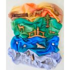 Sarah Silk's Earth selyemkendő - erdő - óriás