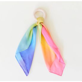   Sarah's Silk's rágókarika - szivárvány selyemmel