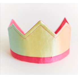   Sarah's Silks kifordítható korona - szivárvány/rózsaszín