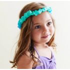 Sarah's Silks selyem hajszalag, hajfüzér - tenger