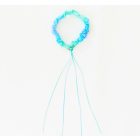 Sarah's Silks selyem hajszalag, hajfüzér - tenger