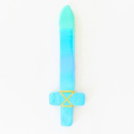 Sarah's Silks kard égszínű selyemmel