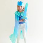 Sarah's Silks kard égszínű selyemmel