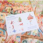 Keress és találj játékselyem kártyával -  Sarah's Silks Karácsony a babaházban