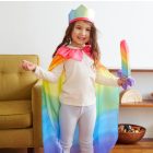 Sarah Silk's köpeny, palást - szivárvány színeiben