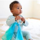 Sarah' Silks rágókarika selyemmel - tenger