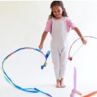 Sarah's Silks selyemjáték Maxi, varázspálca szivárványos szalaggal és golyóval