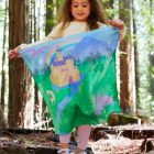 Sarah's Silks játszóselyem szivárvány unikornis