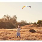 Sarah's Silks üstökös labda nagy - szivárvány színeiben