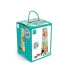 Toronyépítő és puzzle - A világ állatai Scratch Europe 1+