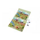 Mágneses puzzle és megfigyelő játék - 2 az 1-ben, Dinoszauruszok - Scratch Europe 4+