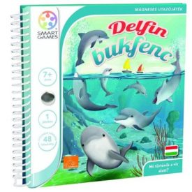   Magnetic Travels - Delfin bukfenc mágneses logikai fejlesztő játék 7+ Smart Games