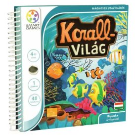   Magnetic Travel - Korall világ 4+ mágneses logikai fejlesztő játék Smart Games
