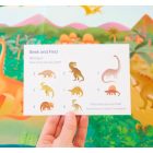 Sarah's Silks Dinók selyemkendő kártyával - Keress és találj!