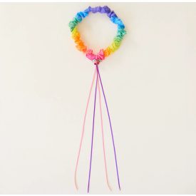  Sarah's Silks selyem szivárvány hajszalag, hajfüzér 