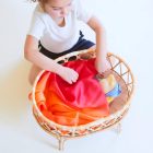 Sarah's Silks elvarázsolt selyemjáték - tűz - óriás