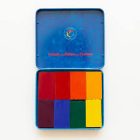 Méhviaszkréta tégla  - Waldorf válogatás 8 színű, fémdobozban Stockmar