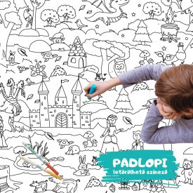 Meseerdő Padlopi letörölhető színező