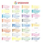 Stockmar Méhviaszkréta - 32 szín készlet + kaparóval, papír dobozban