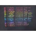 Mercurius 16 színű táblakréta – természetes pasztellkréta - vegyes színek