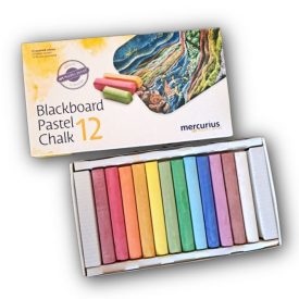 Táblakréta 12 db /pasztellkréta/ - vegyes színek