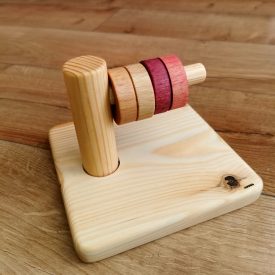 Vízszintes montessori torony - lila - Pure Montessori Toys